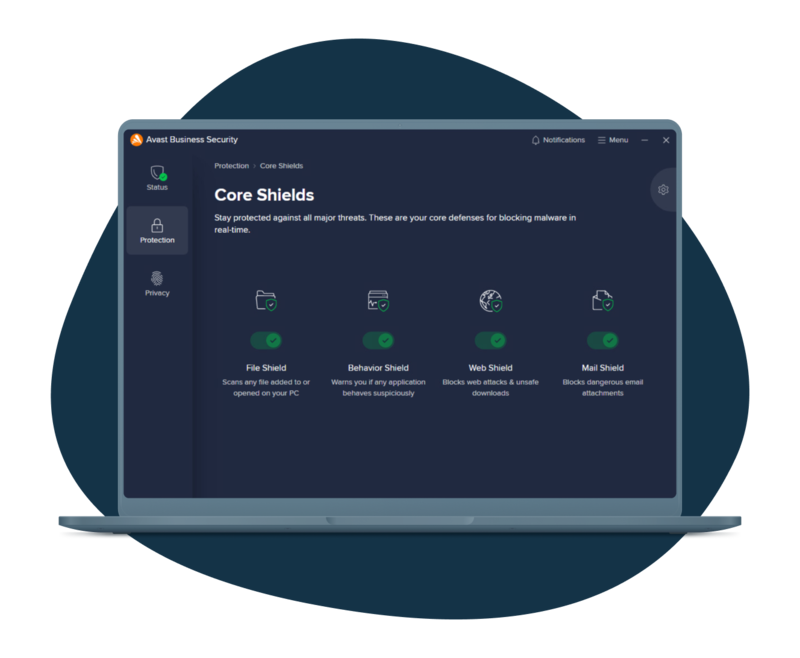 Tecnología dashboard de Avast
